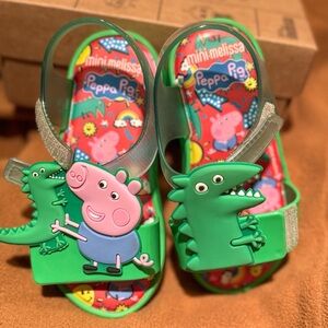 Mini Melissa Peppa Pig - George Sandals